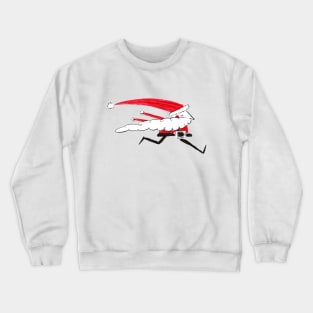 Running Santa Crewneck Sweatshirt